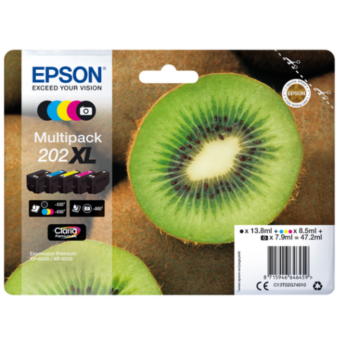 Epson 202 (Kiwi) Ink Cartridges