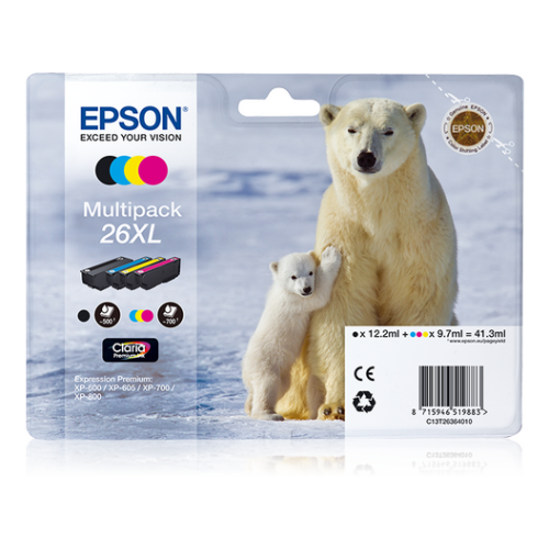 Epson 26 (Polar Bear) Ink Cartridges