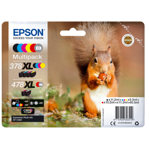 Epson 478 (Squirrel) Ink Cartridges