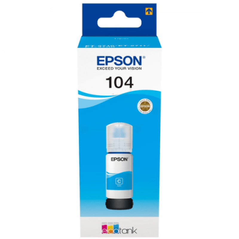 Epson 104 Original Cyan Ink Bottle