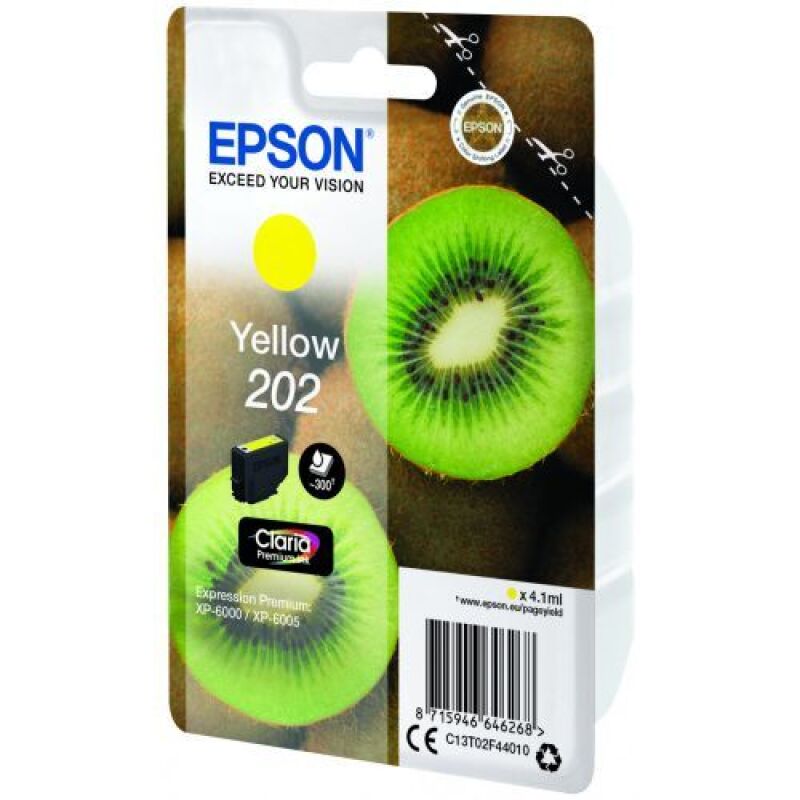 Epson 202 Original Yellow Ink Cartridge