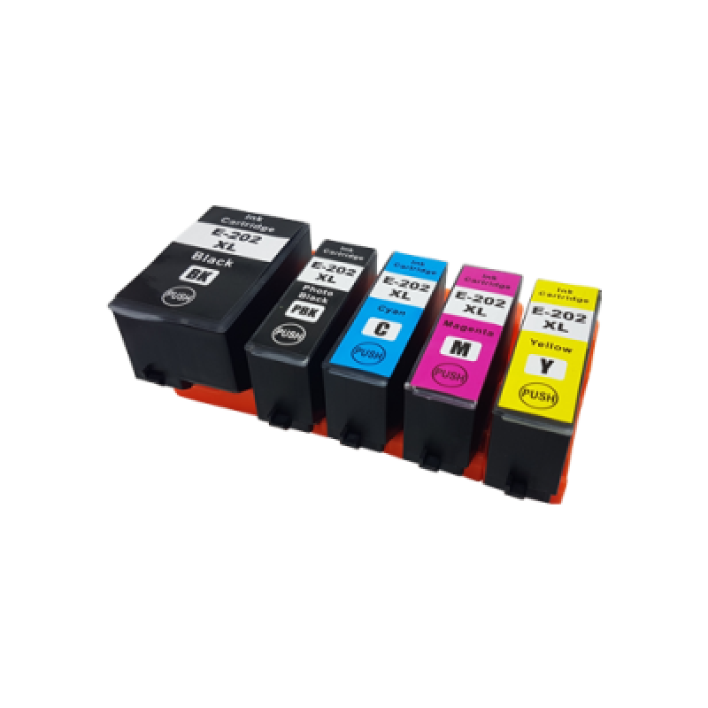 Compatible Epson 202XL Ink Cartridge Multipack - 5 Inks