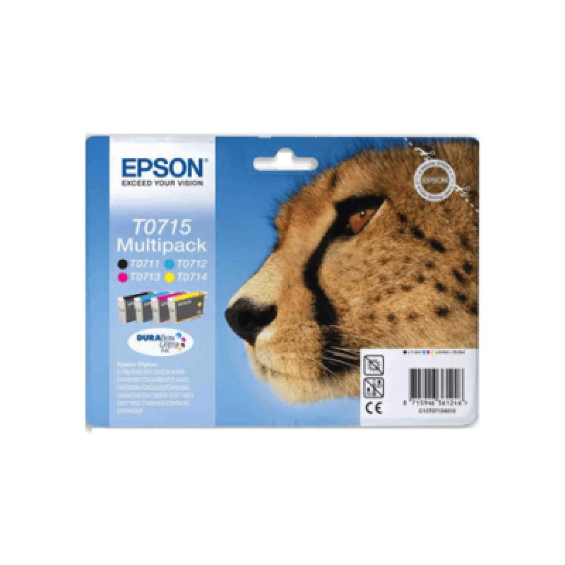 Epson T0715 Original Ink Cartridges Multipack BK/C/M/Y