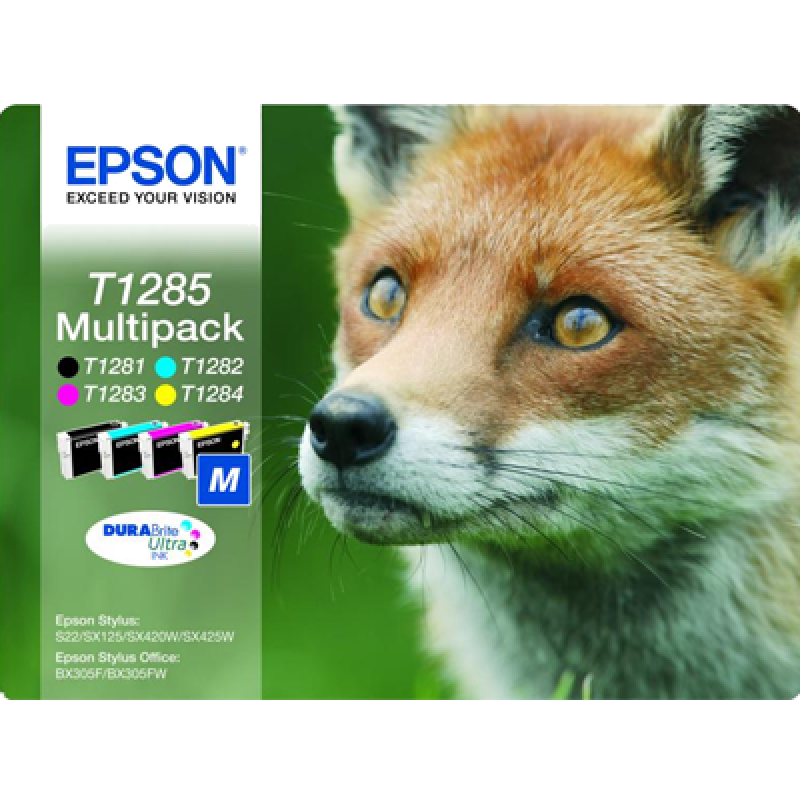 Epson T1285 Original Ink Cartridges Multipack BK/C/M/Y