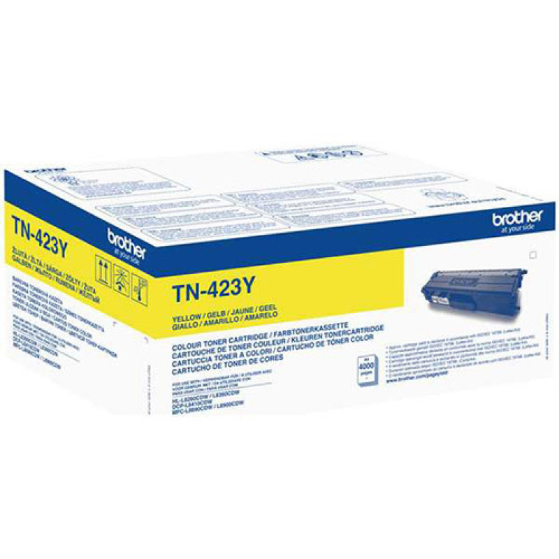 Brother TN423Y Original Toner Cartridge - Yellow 