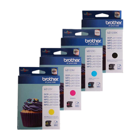 Brother LC123 Multipack Ink Cartridge BK/C/M/Y Original Brother LC123 Multipack Ink Cartridge BK/C/M/Y Original