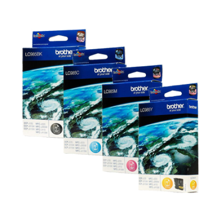 Brother LC985 Multipack Ink Cartridge BK/C/M/Y Original Brother LC985 Multipack Ink Cartridge BK/C/M/Y Original