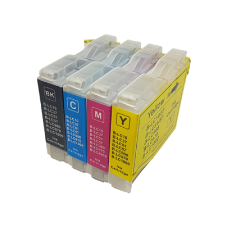 Compatible Brother LC1000 Ink Cartridge Multipack - 4 Inks