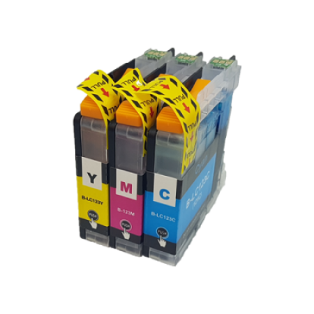 Compatible Brother LC123 Ink Cartridge Colour Pack - 3 Inks