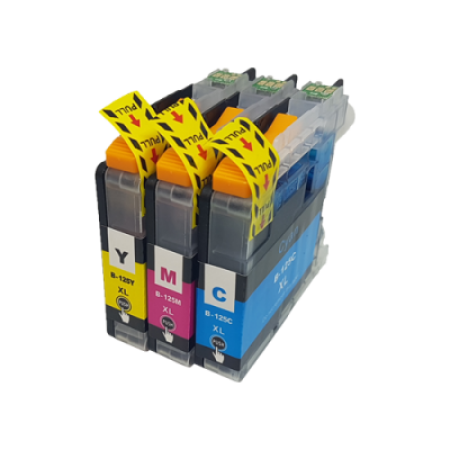 Compatible Brother LC125XL Ink Cartridge Colour Pack - 3 Inks