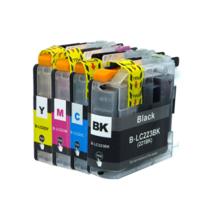 Compatible Brother LC223 Ink Cartridge Multipack - 4 Inks