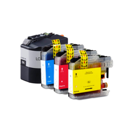 Compatible Brother LC229XXL / LC225XL Ink Cartridge Multipack - 4 Inks