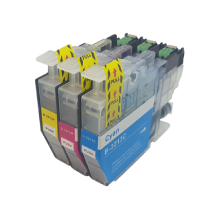 Compatible Brother LC3211 Ink Cartridge Colour Pack - 3 Inks