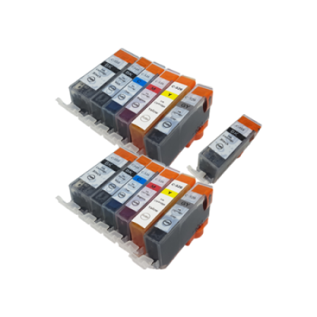 Compatible Canon PGI-525 / CLI-526 Ink Cartridge 13 Pack - Extra PGI-525