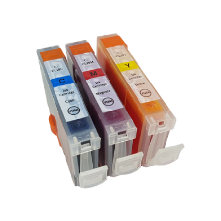 Compatible Canon CLI-8 Ink Cartridge Colour Pack - 3 Inks