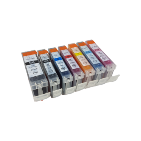 Compatible Canon PGI-5 / CLI-8 Ink Cartridge Multipack - 7 Inks