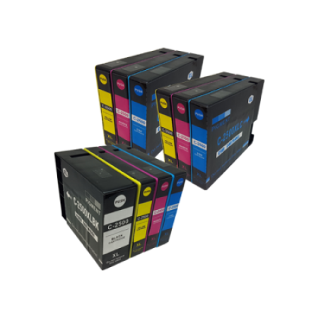 Compatible Canon PGI-2500XL Ink Cartridge 10 Pack - Extra Colours