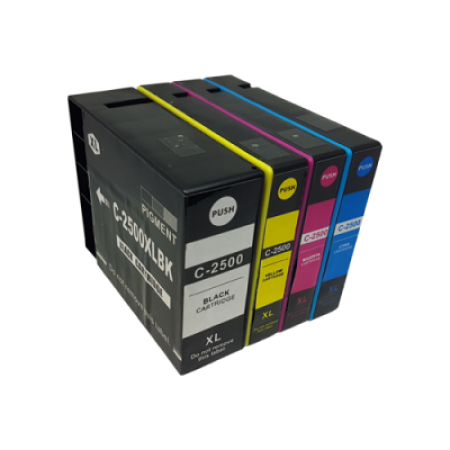 Compatible Canon PGI-2500XL Ink Cartridge Multipack - 4 Inks