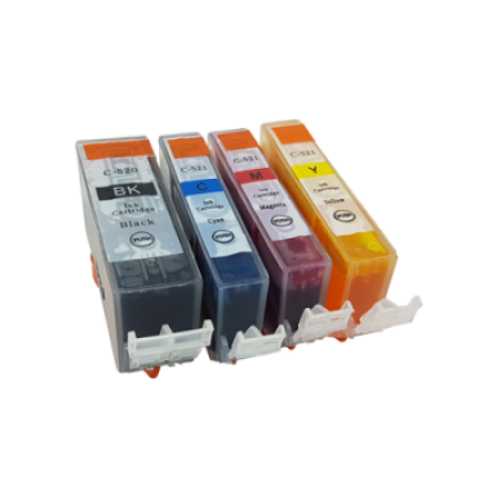 Compatible Canon PGI-520 / CLI-521 Ink Cartridge Multipack - 4 Inks