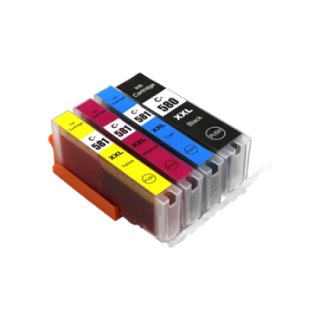 Compatible Canon PGI-580 CLI-581 XXL Ink Cartridge Multipack - 4 Inks