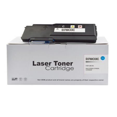 Compatible Dell 593-11122 Extra High Capacity Toner Cartridge Cyan