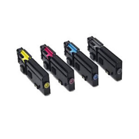 Compatible Dell 593-BBBR/S/T/U High Capacity Toner Cartridge Multipack - 4 Toners