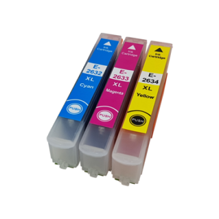 Compatible Epson 26XL Ink Cartridge Colour Pack - 3 Inks