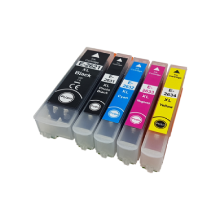 Compatible Epson 26XL Ink Cartridge Multipack - 5 Inks