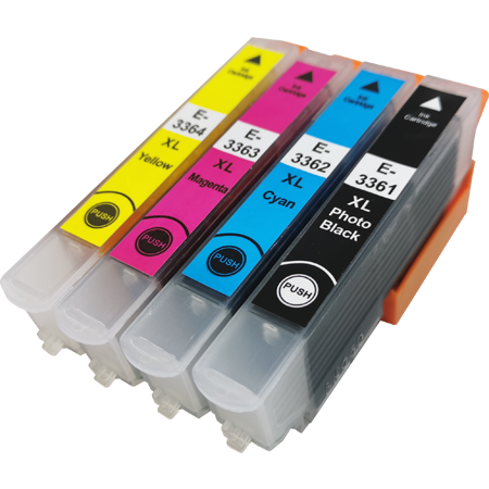 Compatible Epson 33XL Ink Cartridge Colour Pack - 4 Inks