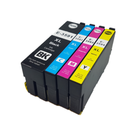 Compatible Epson 35XL Ink Cartridge Multipack - 4 Inks