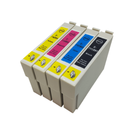 Compatible Epson T0711XL - T0714XL Ink Cartridge Multipack - 4 Inks