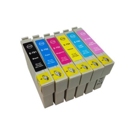 Compatible Epson T0791 - T0796 Ink Cartridge Multipack - 6 Inks