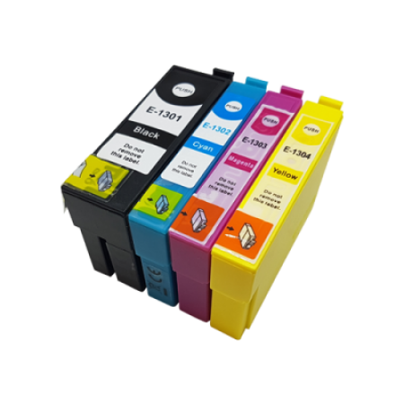 Compatible Epson T1301 - T1304 Ink Cartridge Multipack - 4 Inks