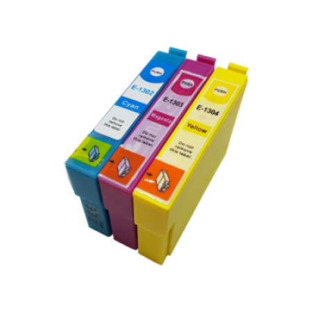 Compatible Epson T1302 - T1304 Ink Cartridge Colour Pack - 3 Inks