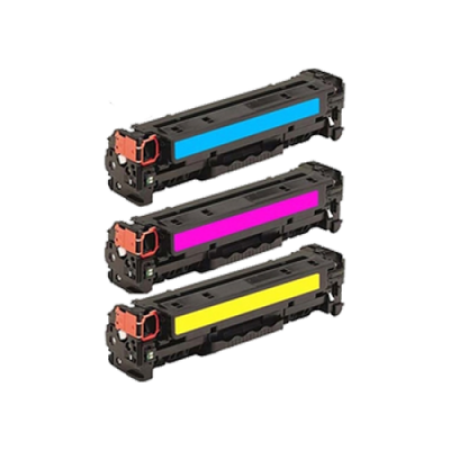 Compatible HP 312A Toner Cartridge Colour Pack - 3 Toners