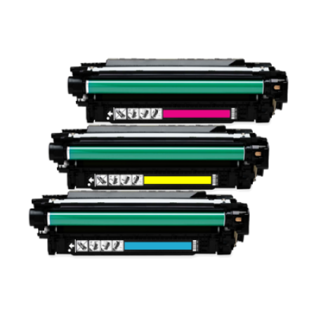 Compatible HP 504A Toner Cartridge Colour Park - 3 Toners