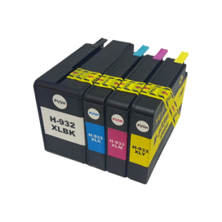 Compatible HP 932XL 933XL Ink Cartridge Multipack - 4 Inks