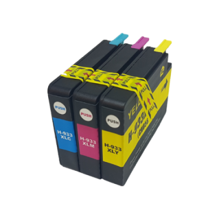 Compatible HP 933XL Ink Cartridge Colour Pack - 3 Inks