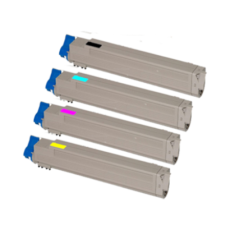 Compatible OKI 43459324 Toner Cartridge Multipack - 4 Toners