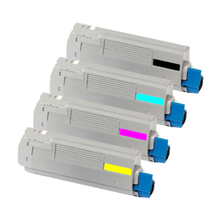 Compatible OKI 44315305/06/07/08 Toner Cartridge Multipack - 4 Toners