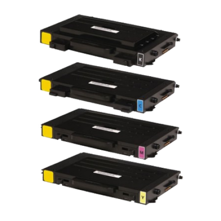 Compatible Samsung CLP-500 Toner Cartridge Multipack - 4 Toners