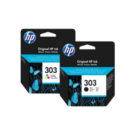 HP 303 Multipack Black + Colour Ink Cartridges BK/C/M/Y Original HP 303 Multipack Black + Colour Ink Cartridges BK/C/M/Y Original