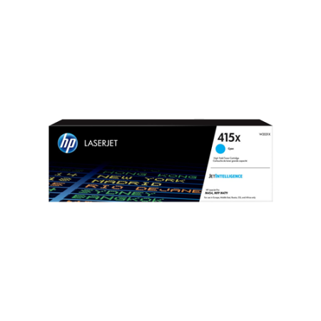 Original HP 415X W2031X High Capacity Toner Cartridge - Cyan